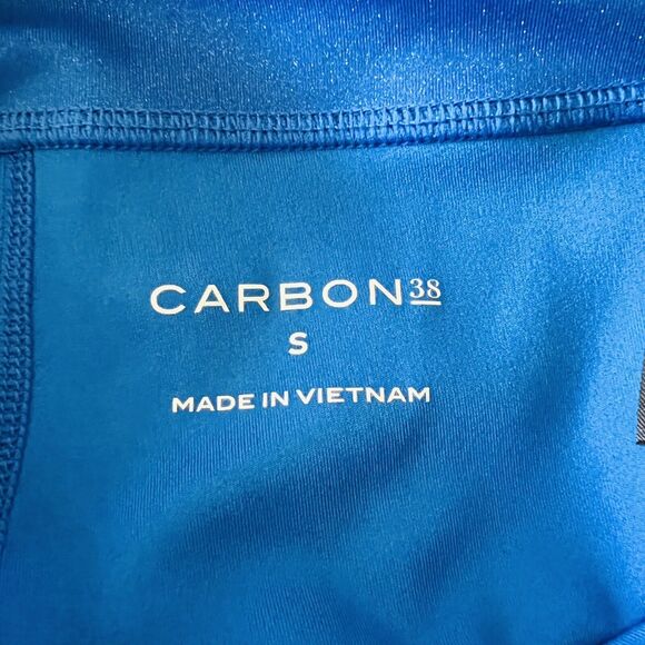 CARBON38 Solid Strong Blue High Rise 7/8 Leggings In Cloud Compression - S - Picture 5 of 7